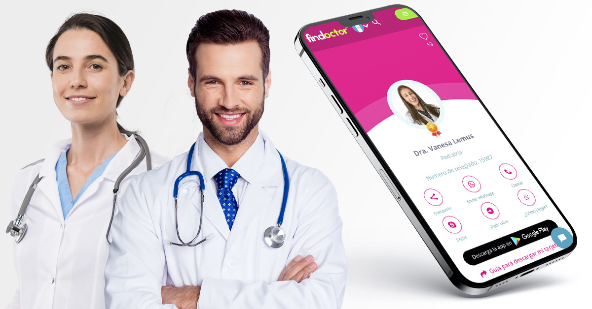 Findoctor la plataforma web donde pacientes contactan a doctores de distintas especialidades